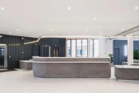 Canopy Michelin Headquarters Reception Area / ENCORE HEUREUX Architectes – ArchDaily