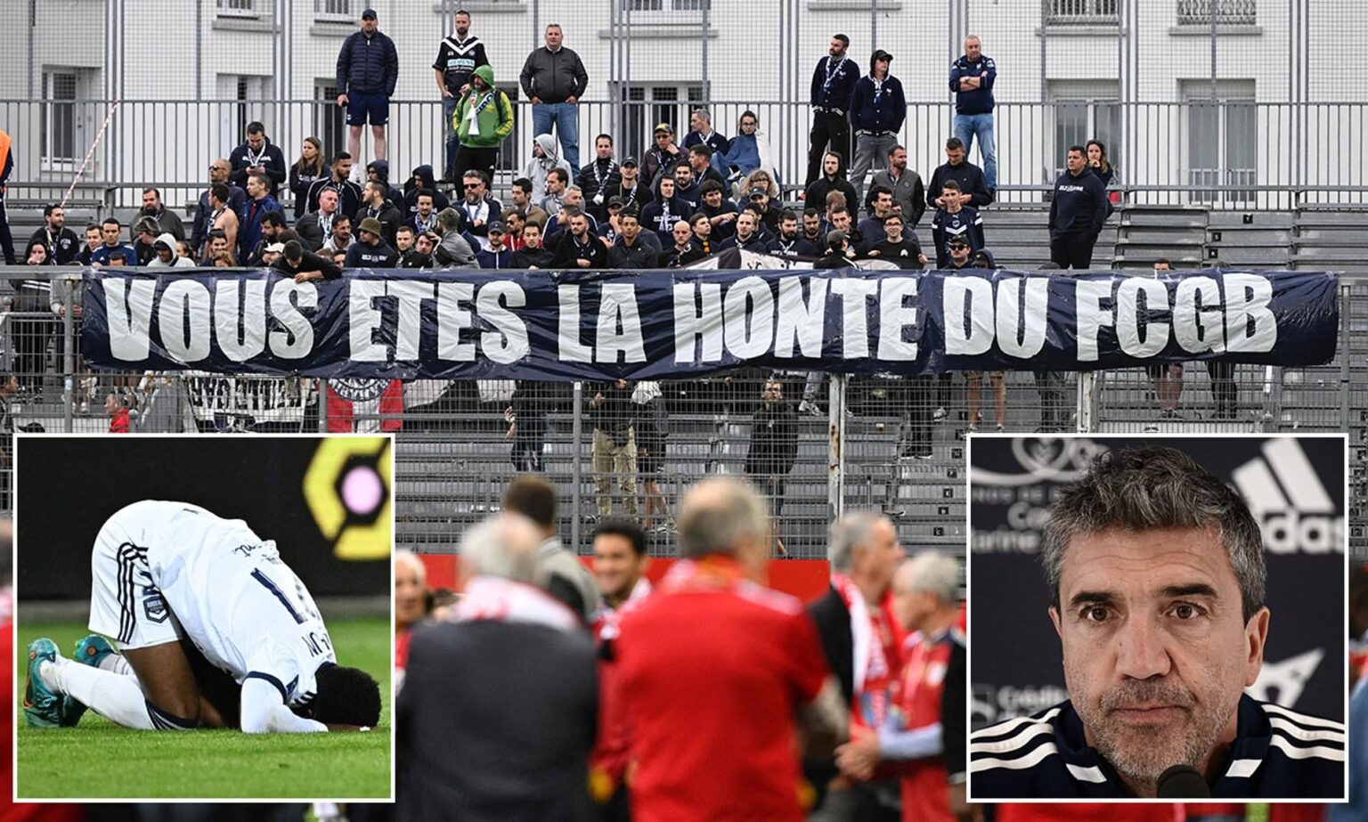 Six-time French champions Bordeaux accept relegation to semi-professional third division after Liverpool owner – Daily Mail