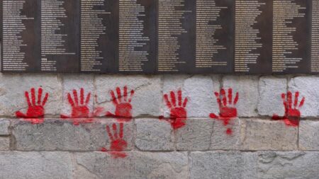 Jewish homes and businesses defaced with antisemitic graffiti in France – CNN