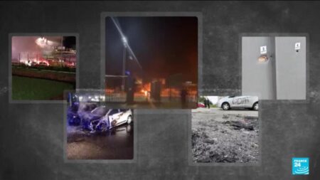 French prisons targeted with arson, gunfire: ministry – France 24