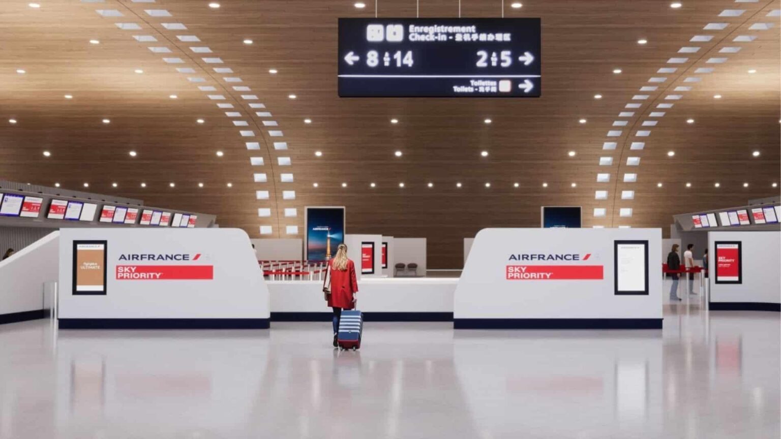 Air France opens new SkyPriority check-in at Paris CDG – Business Travel News Europe
