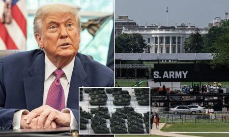 Trump tells France ‘you would be speaking German right now’ if not for America as he touts Army parade – Daily Mail