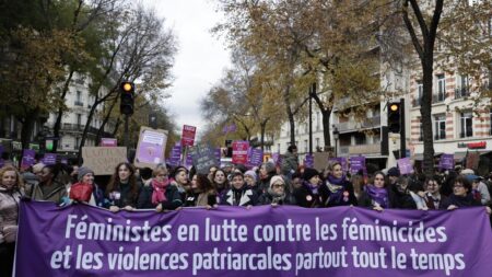 Thousands protest violence against women across France – France 24