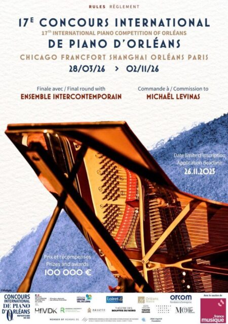 Prizewinners Announced at France’s Orléans International Piano Competition – The Violin Channel