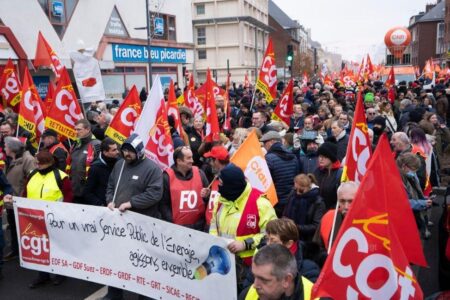 In photos: Mass demonstrations take place across France – The Washington Post