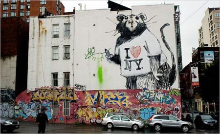 Mysterious Banksy mural with cryptic message pops up on quiet street – New York Post