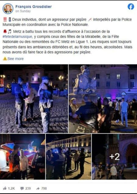 145 people reportedly ‘pricked’ in syringe attack at music festival in France – ABC News – Breaking News, Latest News and Videos