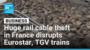 Eurostar services restored after severe delays due to huge cable theft in France – The Guardian
