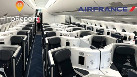 Air France Airbus A350 Business Class Review [CDG to BOG] – Upgraded Points