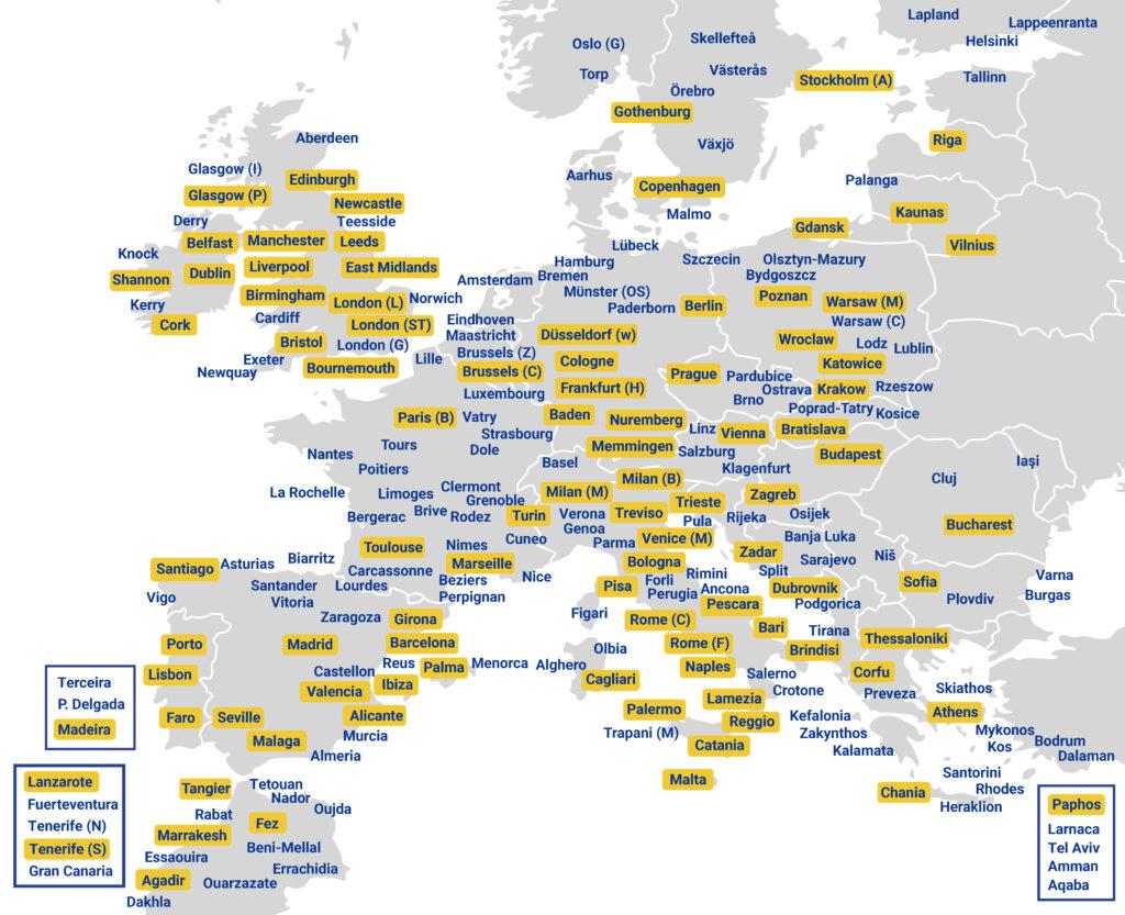 Ryanair launches 7 new routes from the UK to France, Turkey and more destinations starting this summer – GB News