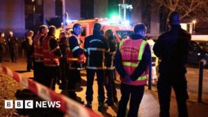Twelve people injured after grenade thrown into packed French bar | France – The Guardian
