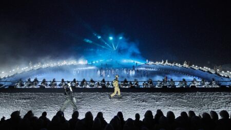 The Runway Rundown: Oscar Winners Abound As Snow Falls On Moncler Grenoble’s Courchevel Extravaganza – ELLE