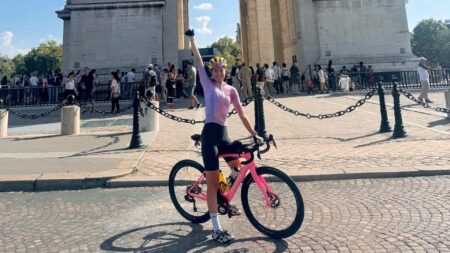 Woman from Mickleover cycles men’s Tour de France for charity – BBC
