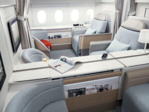 The airplane seat maker behind La Premiere unveils new business-class concept – The Points Guy