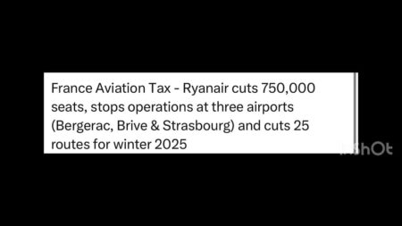 Ryanair to cut French operations due to “harmful” air tax increase – Business Travel News Europe