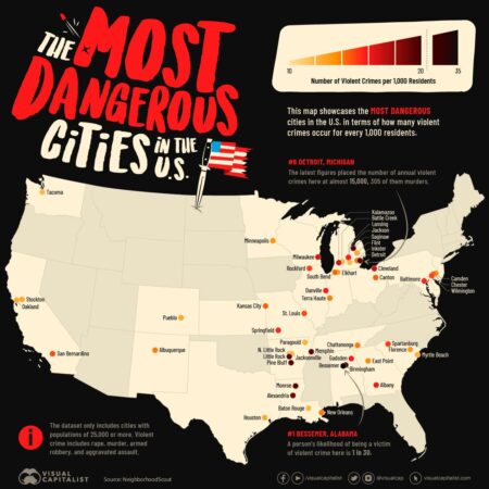 The Most Dangerous Cities In The World – WorldAtlas