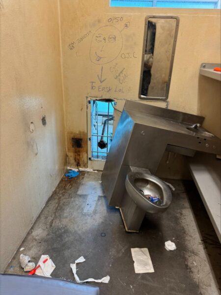 Manhunt under way in New Orleans after 10 inmates escape jail via hole in wall – France 24
