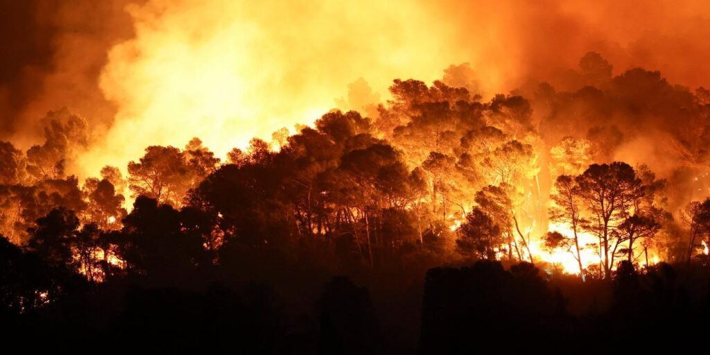 France wildfire: Blaze is ‘catastrophe on an unprecedented scale’ – BBC