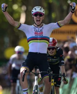 Pogačar Sprints to Stage 4 Glory and 100th Career Victory in Rouen – Sportzhub