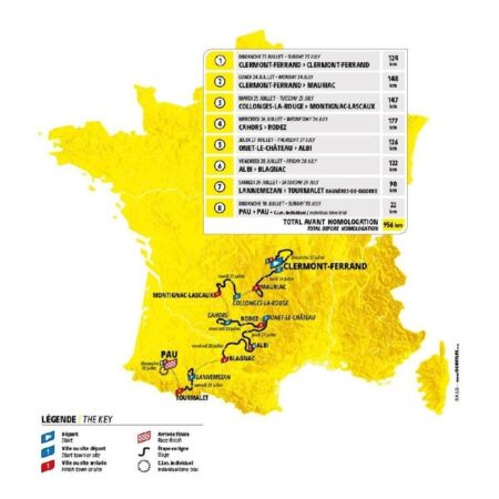 Tour de France Femmes 2023 route announced, starting in Clermont-Ferrand – – procyclinguk.com