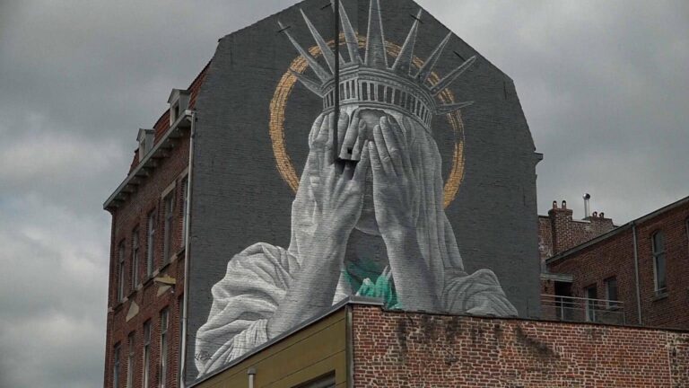Striking French Mural Sparks Bold Conversation on America’s Immigration Crisis A Mural in France Confronts America’s Immigration Shame – Uniting Church Australia