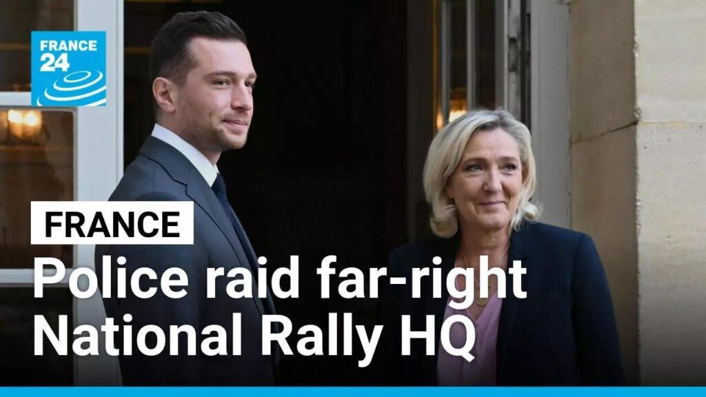 French police raid HQ of far-right National Rally party in campaign financing probe – France 24