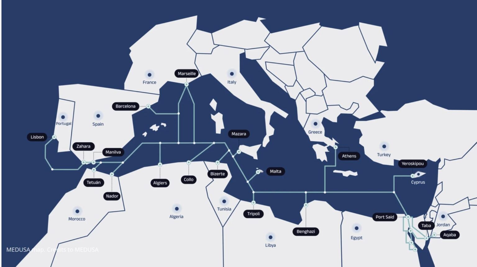 Medusa subsea cable lands in Marseille, France – Data Center Dynamics