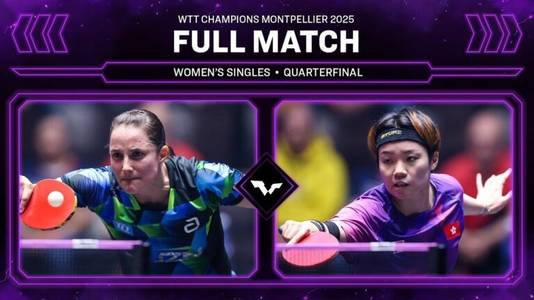 Highlights of women’s singles quarterfinal match at WTT Champions Montpellier – Xinhua