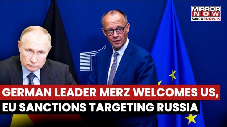 German and French leaders push for secondary sanctions on Russian backers – The Japan Times