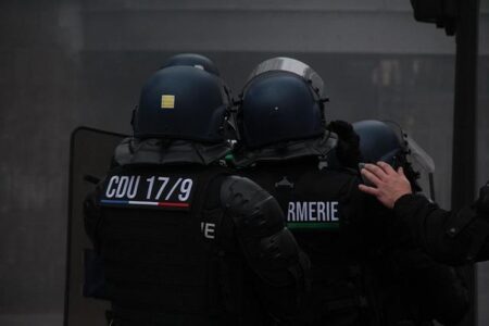 Police fire tear gas at protesters during day of strikes in France – Sky News