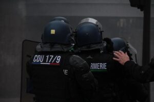 Hundreds arrested and dozens of police injured after Champions League riots in France – BBC